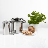 Zestaw z płaszczem wodnym - szynkowar 1,5kg+ garnek