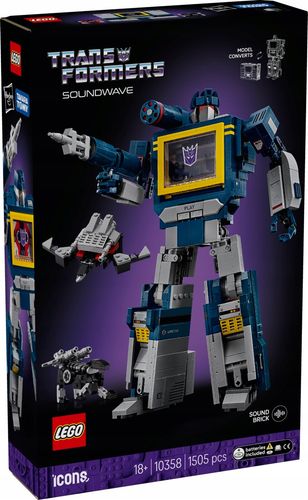 Klocki LEGO Icons 10358 Transformers: Soundwave na Arena.pl