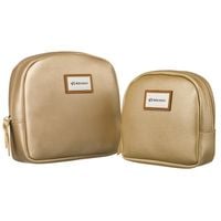 zestaw dwóch kosmetyczek damskich ze skóry ekologicznej - rovicky