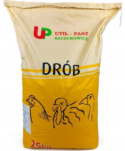 Karma dla indyków pasza INDYK 3 UTIL-PASZ 25kg na Arena.pl