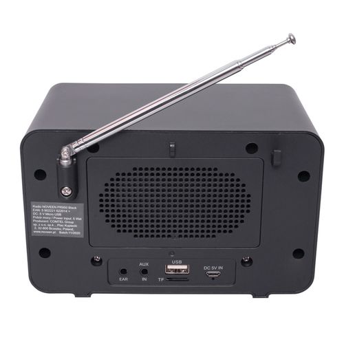 Radio PR950 Bluetooth z funkcją USB/SD, Czarny na Arena.pl