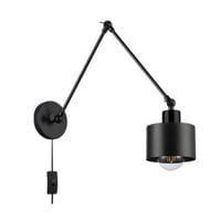 KINKIET LED ELZA STALOWY CZARNY IP20 NOWOCZESNY DESIGN