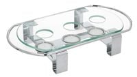 podgrzewacz szklany do potraw na 3 team lights  33,5x17,5x5,5cm  | od1314