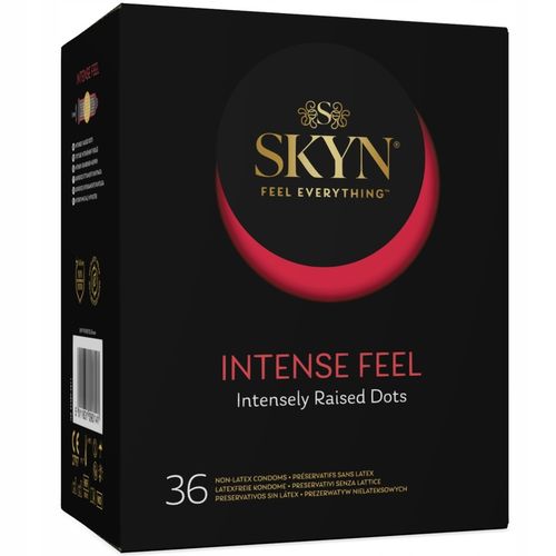 Prezerwatywy SKYN INTENSE FEEL z wypustkami BEZ LATEKSU stymulujące na Arena.pl