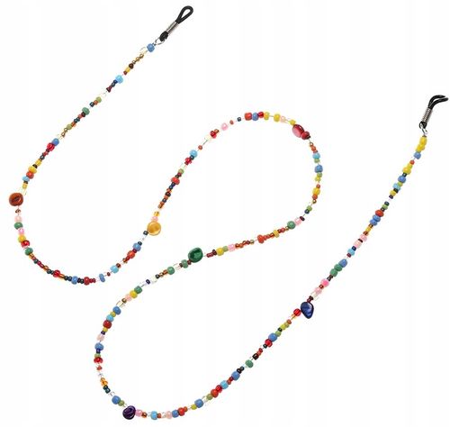 Elegancki Kolorowy Letni Łańcuszek Do Okularów na Arena.pl