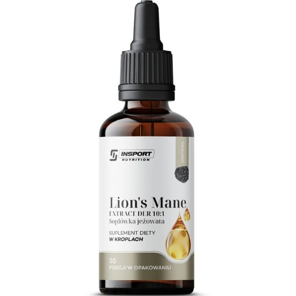 ASHWAGANDHA + SOPLÓWKA JEZOWATA 2x 30ml Adaptogeny Koncentracja | INSPORT zdjęcie 2