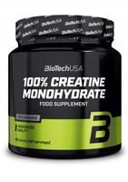 BioTech USA 100% Creatine Monohydrate 500g MOCNA Naturalna Kreatyna