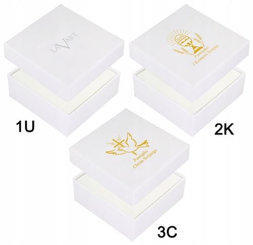 Medalik Komunijny Łańcuszek Srebrny Matka Boska do Komunii Chrztu Srebro na Arena.pl