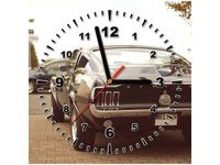 30X30CM ZEGAR FORD MUSTANG 55LANEY69 OBRAZ DREWNO