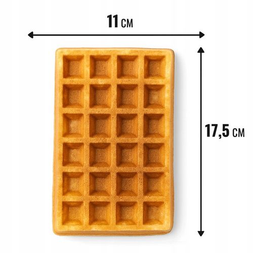 Gofrownica Primaveo 2500W Regulacja Temperatury 2 Duże Chrupiące Gofry na Arena.pl