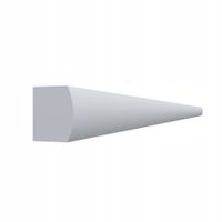 Listwa ścienna 2m DLS2 2,5cm x 2cm sztukateria dekoracyjna ozdobna ramka
