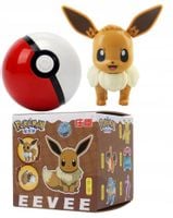 Pokemon Figurka EEVEE Pokemon Pokeball Clip BOX Składana Figurka Pokemony