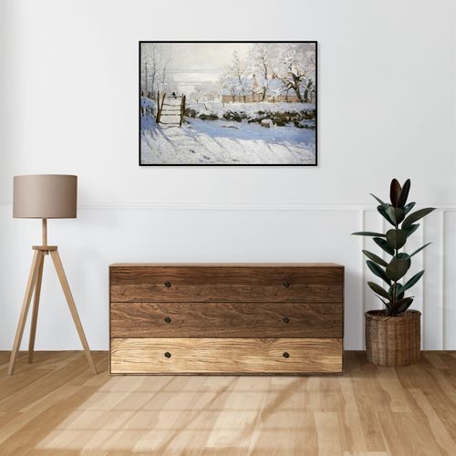 Plakat 18x13cm The Magpie, Monet Vintage do Salonu na Arena.pl