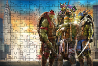 Puzzle Żółwie Ninja