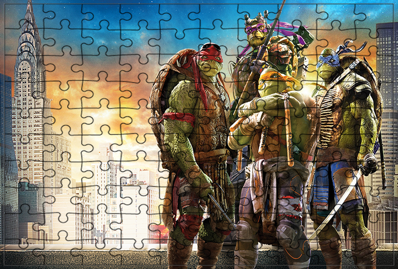 Puzzle Żółwie Ninja zdjęcie 1