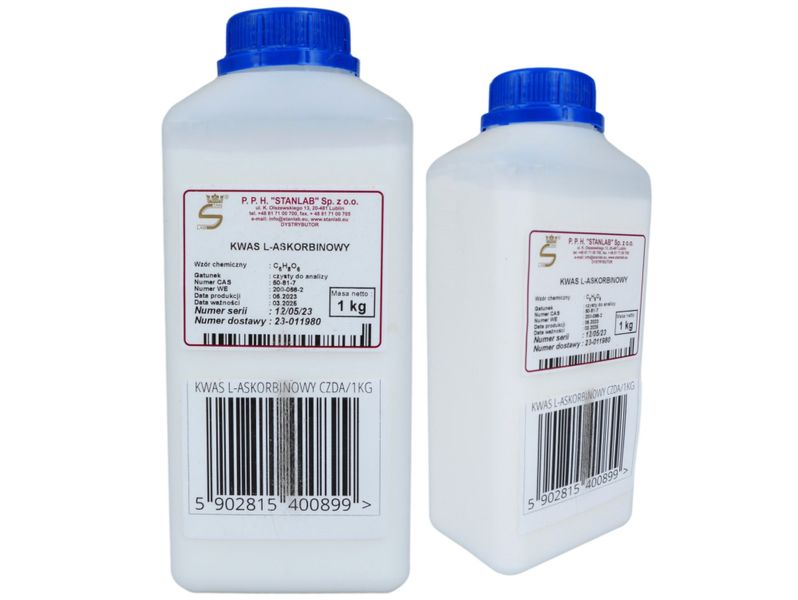 Witamina c 1kg 1000g kwas l-askorbinowy stanlab czda zdjęcie 1