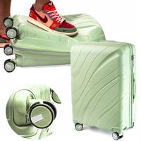 MAŁA WALIZKA PODRÓŻNA L NIEZNISZCZALNA POLIPROPYLEN RGL BAGAŻ PODRĘCZNY