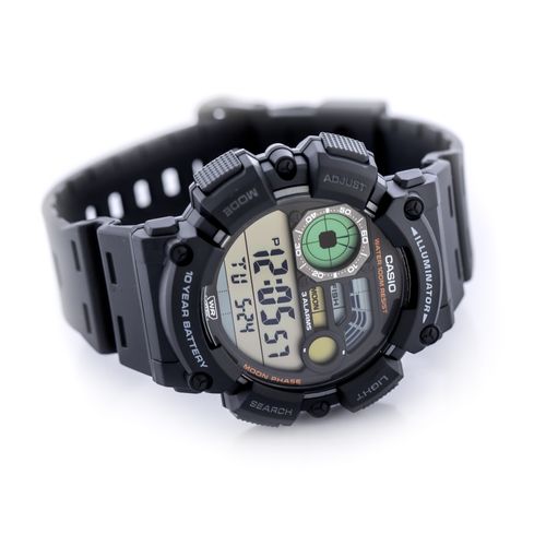ZEGAREK MĘSKI CASIO Digital Moonphase  WS-1500H-1A + BOX na Arena.pl