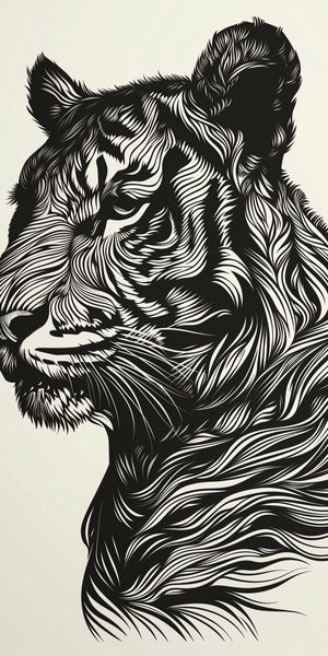 Plakat 50x100cm Tygrysi Gwizd zdjęcie 1