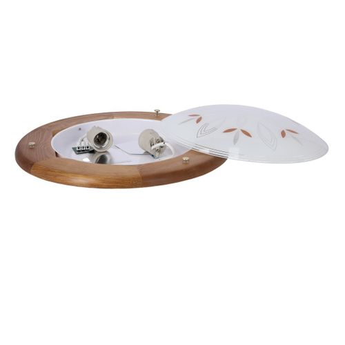 Rustica plafon 40 drewno standard 2x60W E27 dąb na Arena.pl