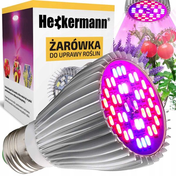 ŻARÓWKA DO WZROSTU UPRAWY ROŚLIN E27 40x LED 30W zdjęcie 1