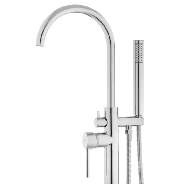 Bateria wannowo prysznicowa wolnostojąca chrom - Yoka zdjęcie 11