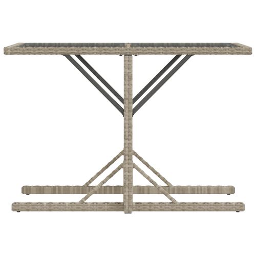 3-cz. zestaw mebli bistro z poduszkami, jasnoszary, polirattan na Arena.pl