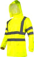 Kurtka przeciwdeszczowa ostrzegawcza Lahti Pro L żółta