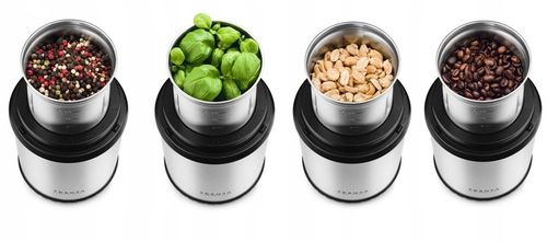 Młynek ROZDRABNIACZ 2w1 do ziaren kawy ziół orzechów TRANSA 300W na Arena.pl