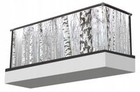 Osłona na balkon LAS WE MGLE brzozy NATURA TANIO