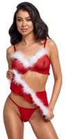 x-mas top+skirt l/xl