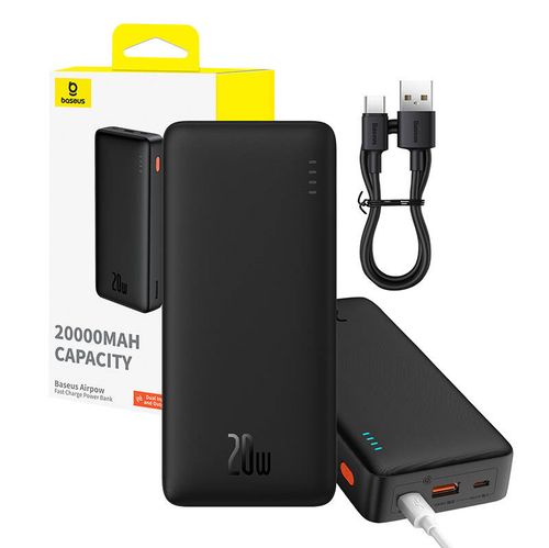 Powerbank Baseus Airpow 20000mAh 20W (czarny) na Arena.pl