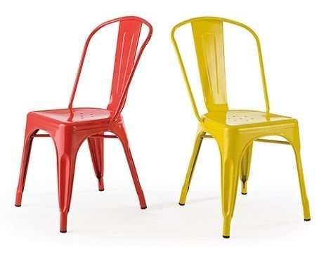 Krzesło TOWER czerwone - metal na Arena.pl