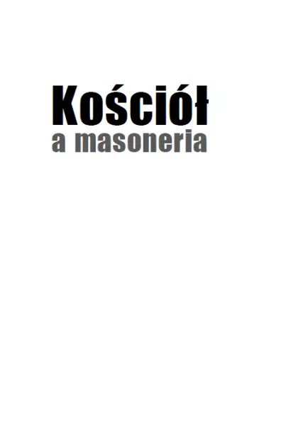 Kościół a masoneria zdjęcie 4