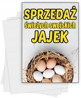 Ulotki A5 reklamowe firmowe 1000 szt dużo wzorów SPRZEDAŻ JAJEK