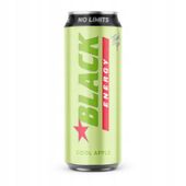 Black Energy No Limits Napój gazowany o smaku jabłko-mięta 500 ml