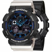 ZESTAW G-SHOCK GA-100-1A2ER CZARNY BIAŁY