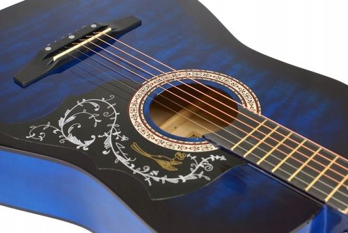 GITARA AKUSTYCZNA ZESTAW DLA POCZĄTKUJĄCYCH 81/P na Arena.pl