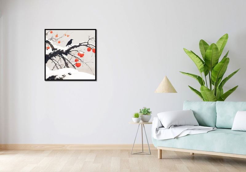 Plakat 70x70cm Wschodnia Akwarela zdjęcie 4