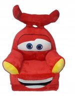 FOTEL PLUSZOWY ROZKŁADANY FOTELIK MASKOTKA PUFA