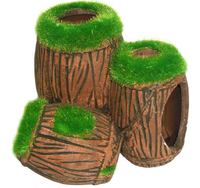 AQUA NOVA Beczki kryjówka ozdoba akwarystyczna dekoracja akwarium terrarium