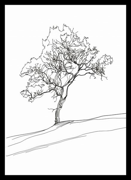 Plakat 25x35cm Drzewo w Zarysie zdjęcie 2