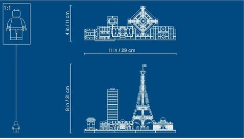 LEGO ARCHITECTURA 21044 PARYŻ WIEŻA EIFFLA na Arena.pl