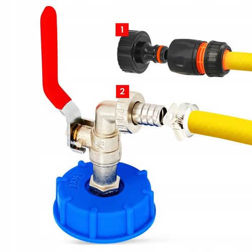 KRAN DO ZBIORNIKA 1000 ZAWÓR DO MAUZERA NA WĄŻ 1/2 na Arena.pl