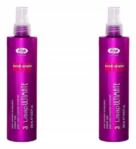 Lisap Ultimate Spray Ochronny Pod Prostownicę 2x250ml zdjęcie 1