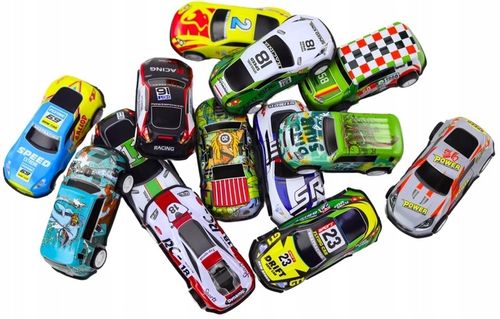 Duży zestaw samochodów metalowe resoraki w walizce autko autka z napędem 40 na Arena.pl