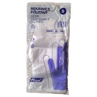 rękawice foliowe hdpe rozm. s plast 100szt