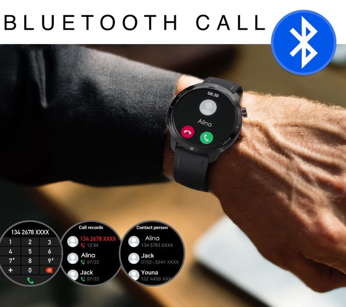 smartwatch rubicon rncf14 silver/white smarub252 zdjęcie 11