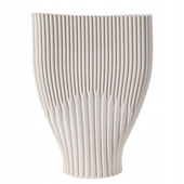 Mensa Home Wazon Pinna 34x25,5cm 3d biały