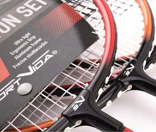 ZESTAW PRO DO BADMINTONA RAKIETKI LOTKA BADMINTON SPORTVIDA na Arena.pl